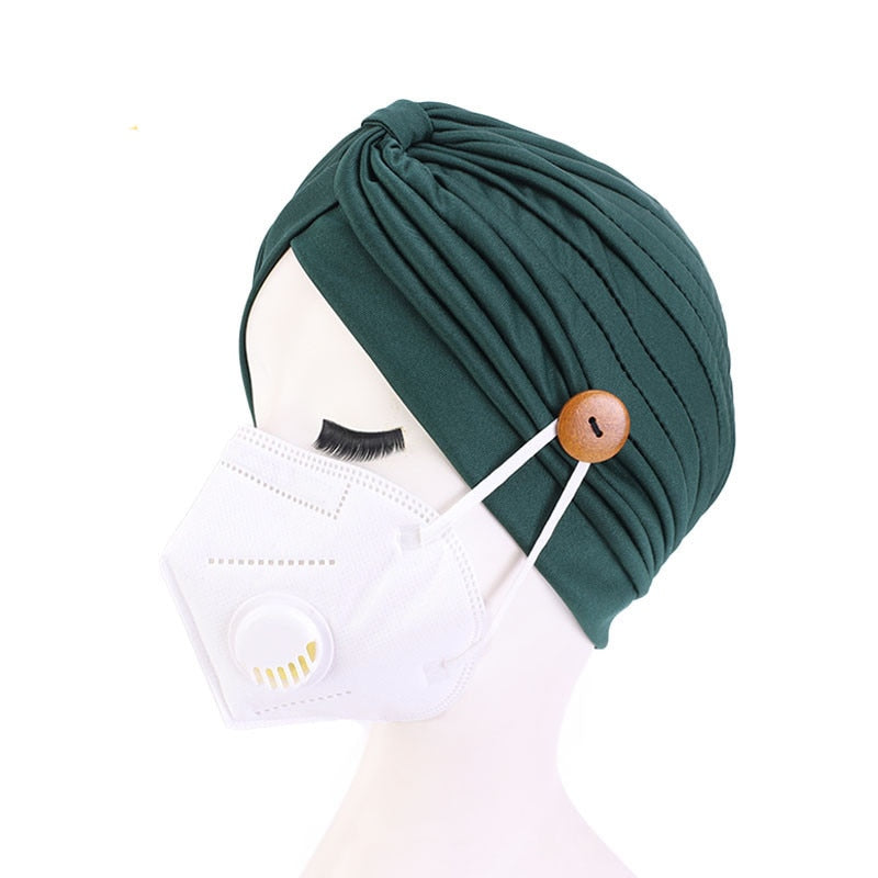 Fashion Muslim Turban Scarf For Women Islamic Inner Hijab Caps Twisted Arab wrap Head Wraps Musulman Turbante Mujer