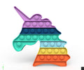Animal Fidget Toys for Children Adults Kawaii Trend Figet Toy Kids Fun Push Bubble down Antistress toy Girls Boys Birthday Gift