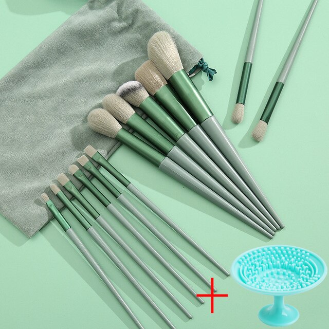 New 13Pcs Makeup Brush Set Makeup Concealer Brush Blush Loose Powder Brush Eye Shadow Highlighter Foundation Brush Beauty Tools