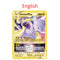 10000HP Arceus Vmax DIY Golden Pokemon Cards in English Iron Metal Pokmo Letters Kids Gift Game Collection Cards