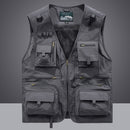 Summer Men Unloading Tactical Vest Coat Casual Men&
