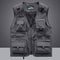 Summer Men Unloading Tactical Vest Coat Casual Men&