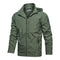 Men Outdoor Windproof Jacket Windbreaker Coat Hiking Rain Camping Fishing Tactical Male Clothing Breathable Jackets Plus Size