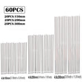 20 Pcs Stainless Steel Metal Cable Ties Exhaust Wrap Coated Locking Metal Zip-Exhaust Multifunctional Locking Cable Ties