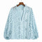 Embroidery Women Blouse Summer 2022 New Fashion Long Sleeve Female Smock Shirt Top Clothing Wears