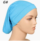 Ramadan Undercap Head Cover for Jewish Instant Jersey Bonnet Hijab Turbans for Women Muslim Fashion Inner Cap Turbante Capelli