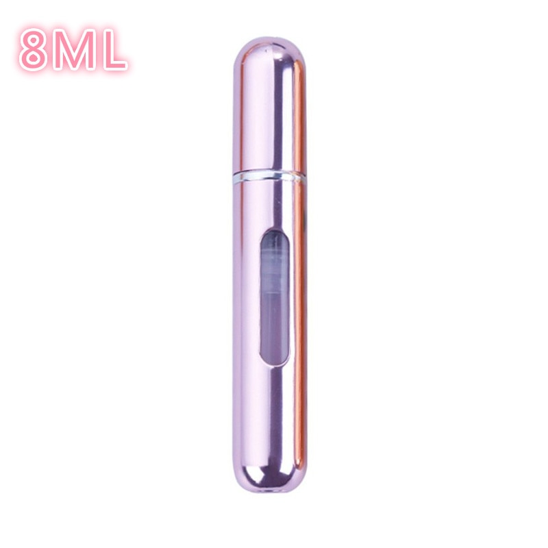 5ML/8ML Mini Small Perfume Refillable Bottle Portable Aluminum Atomizer Travel Refill Perfume Spray Bottle Cosmetic Container
