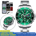 100%Original WISHDOIT Watch for Men TOP Brand Waterproof Sports Stainless Steel Chronograph 2021New Fashion Luxury Wristwatches