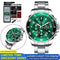 100%Original WISHDOIT Watch for Men TOP Brand Waterproof Sports Stainless Steel Chronograph 2021New Fashion Luxury Wristwatches