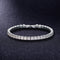 4mm Cubic Zirconia Green Tennis Bracelet Chain Bracelets For Women Men Gold Silver Color Hand Chain CZ Chain Homme Jewelry