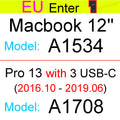 Keyboard Cover for Macbook Air 13 M2 Pro 13 M1 14 Max 15 16 Bar ID 17 Retina 11 Silicone Protector Skin Case A2337 A2442 A2681