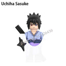 Naruto Sasuke Kakashi Akatsuki bricks Building Blocks Anime cartoon Mini Action Figures Heads Assembly Toys kids Christma Gifts