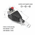 12V 3A 5.5mm 2.1mm Plug Socket DC Connectors DC Power Socket Male Female Jack Screw Nut Panel Mount DC Power Adapter Connector