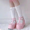 Womens Platform Boots Gothic Punk Shoes Lolita Ladies Wedges Thick Heels Cute JK Retro Harajuku 35-43 Plus Size New