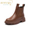 AIYUQI Women&#39;s Chelsea Boots Genuine Leather New Autumn Winter Fashion Women&#39;s Ankle Boots Retro Marton Boots Ladies  WHSLE MTO