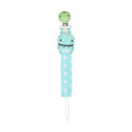 2021New Baby Pacifier Clip Newborn Linen Cotton Animal Wooden Pacifier Chain Nipple Soother Dummy Eco-friendly Material Holder
