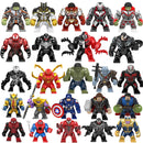 73 Style Disney Anime Figure Wolverine The Thing Spide Building Blocks Rman Thor Toys For Children Boy Girls Christmas Gift