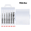 New Titanium Plated Hex Shank HSS Screw Thread Metric Tap Drill Bits Screw Machine Compound M3 M4 M5 M6 M8 M10 Hand Tools