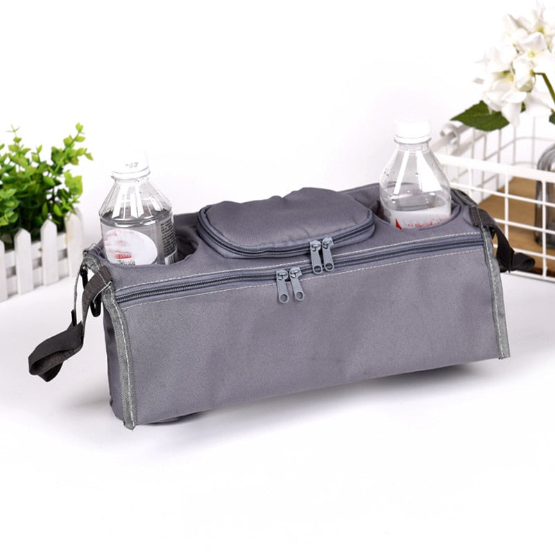 Baby Stroller Accessories Organizer Baby Pram Carriage Bottle Cup Holder Hanging Bag for Pram Buggy Baby Stroller Wheelchair Bag