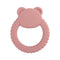 1pc Baby Teether Silicone Bracelet BPA Free  Cute Animal Silicone Pendant Wood Ring  Teething Rattle for Baby Accessories Toys