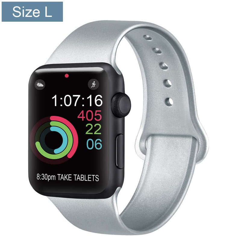 Silicone Bracelet Band For Apple Watch Strap 8 7 6 5 4 3 2 SE 42MM 38MM 44MM 40MM Strap For iWatch 41MM 45MM Smart Watch correa