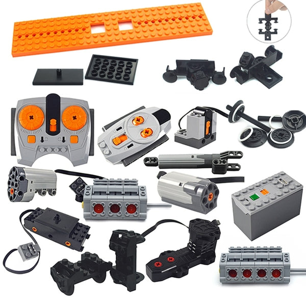 Technical parts Motor multi power functions 8293 8883 tool servo train motor PF model sets building blocks Compatible All Brands