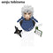 Naruto Sasuke Kakashi Akatsuki bricks Building Blocks Anime cartoon Mini Action Figures Heads Assembly Toys kids Christma Gifts