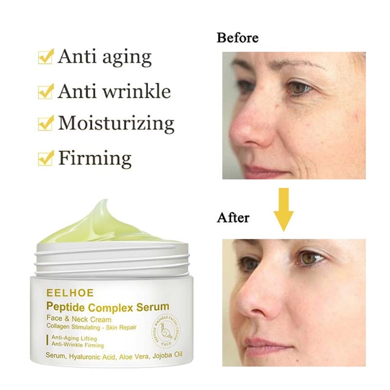 Peptide Wrinkles Removal Cream Lifting Firming Anti Aging Products Fade Fine Lines Smooth Whitening Moisturizing Face Skin Care