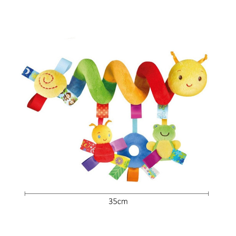 Infant Toddler Rattles Toys For Baby Stroller Crib Soft Rabbit Bear Style Pram Hanging Toys Plush Appease Doll Bed Accessories