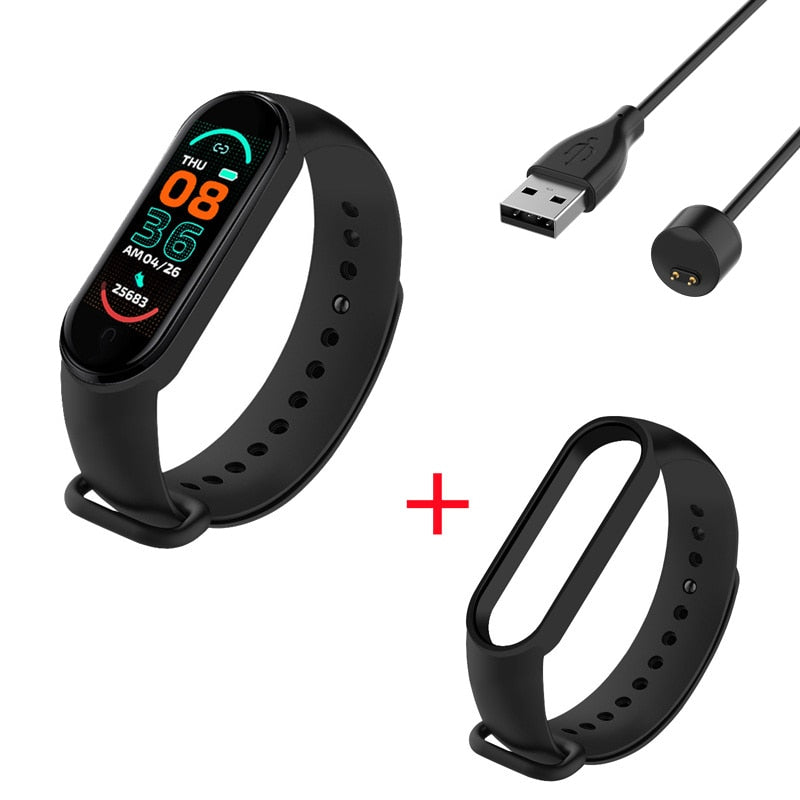 M6 Smart Bracelet Women Men Kids Heart Rate Blood Pressure Monitor Waterproof Sports Band Fitness Tracker Smartwatches