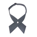 Crisscross bow tie fashionsolid color  detachable collar jk Apparel Accessories