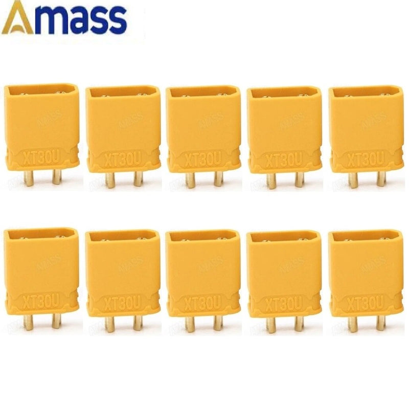 10 x Amass XT60+ XT60H XT30U XT90H Plug Connector With Sheath Housing 5 Male 5 Female (5 Pair )