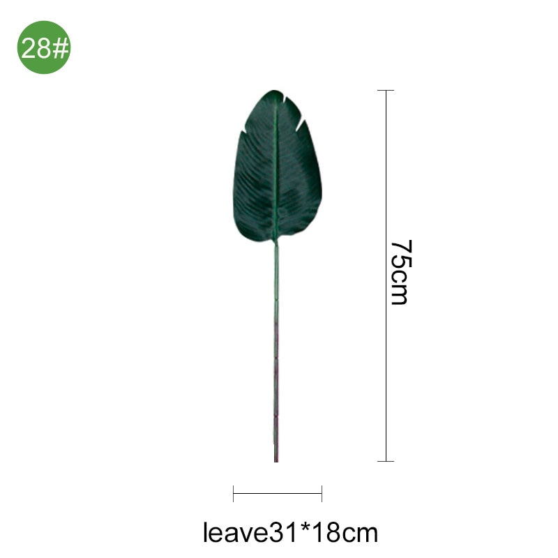 Multiple Green Large Artificial Palm Tree Plastic Plants Garden Home Outdoor Decorations Scutellaria Tropical Tree Fake Plants