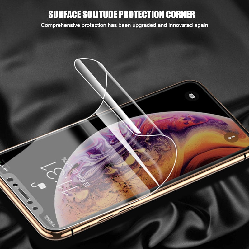 4PCS Hydrogel Film for iphone 13 12 11 Pro max mini screen protector on iphone 13 12 11 XS max 8 7 6 6s plus X XR SE 2020 film