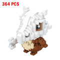 Pokemon Small Building Pokemon Blocks Small Cartoon Picachu Animal Model Education Game Graphics Pokemon Toys For Kids Birthday