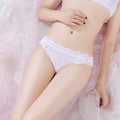 Women&#39;s Lace Panties 1Pcs Soft Striped Women Fashion Underpants Solid Girls Briefs Sexy Female Lingerie M-L Comfort Underwear