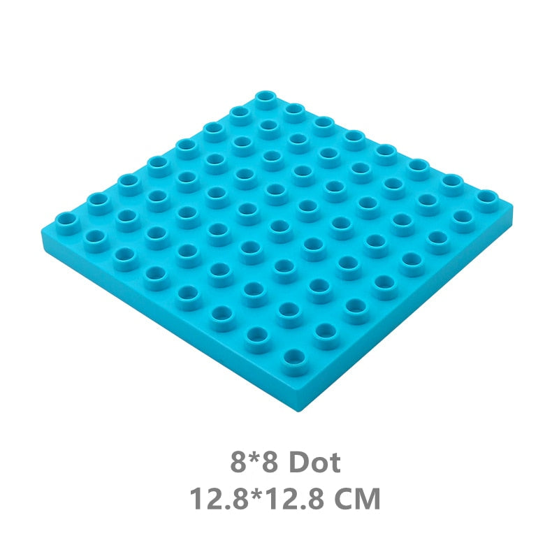 5 Sizes Big Building Plastic Blocks Base Plates Assembly Figures Comptatible Large Bricks Classic Baseplates Children Kids Toys