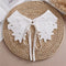 Linbaiway 2022 Lace Chiffon Doll Fake Collar Ladies Shawl Wrap Removable Detachable Embroidered False Collar Clothes Accessory