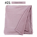 Muslim Women Stretchy Jersey Hijab Plain Cotton Jersey Hijabs  Islamic Soft Turban Head Wraps Headscarf 170X60cm