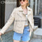 2022 New Spring Autumn Women Blue Faux Leather Jacket Ladies Solid With Belt Zipper Biker Coat Female Casual Outwear Veste Femme