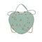 Hot Sale Sweet Lace Round Handbags High Quality PU Leather Women Crossbody Bags for Women 2022 Small Fresh Flower Chain Shoulder
