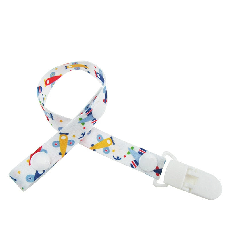 1pc Adjust Baby Pacifier Clip Chain Ribbon Dummy Holder Soother Pacifier Clips Strap Nipple Holder for Infant Feeding