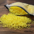 1000PCS Disposable Rubber Band Hairband For Children  Ponytail Hairs Ties Colourful Elastic Hair Bands Baby Hair Accessories