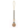 Pacifier Clips Chain Silicone Beads BPA Free DIY Dummy Clip Holder Soother Chains Baby Teething Toys Chew Gifts