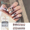 Fake Nails Art Nail Tips Press on False with Designs Set Full Cover Artificial Short Packaging Kiss Display Clear Tipsy Stick