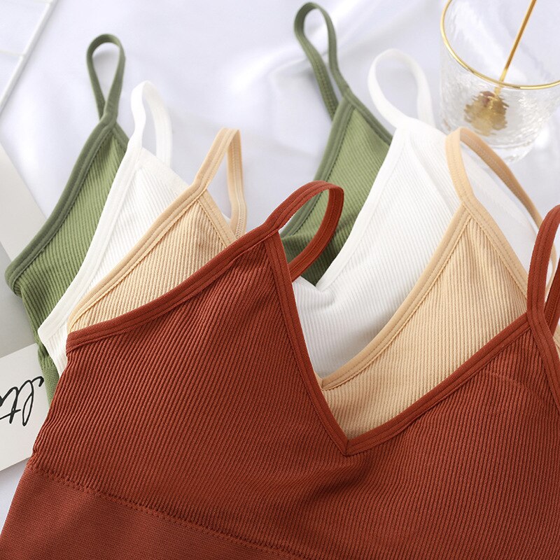 Top Women Seamless Bralette Sexy Crop Top Women&