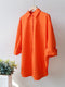 Basic Candy Colors Shirt Women&
