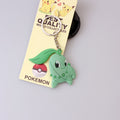 Pokemon Anime Marowak Abra Gengar Ponyta Porygon Alloy Silicone Keychain Accessories Pendant Bag Key Ring Pendant Birthday Gifts
