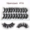Visofree 5D Mink Eyelashes Long Lasting Mink Lashes Natural Dramatic Volume Eyelashes Extension Thick Long 3D False Eyelashes