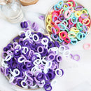 Kid Small Hair Bands Baby Girl Children Headbands Colorful Elastic Hair Tie Nylon Scrunchie Hair Rope 50/100pcs Hair Accessories